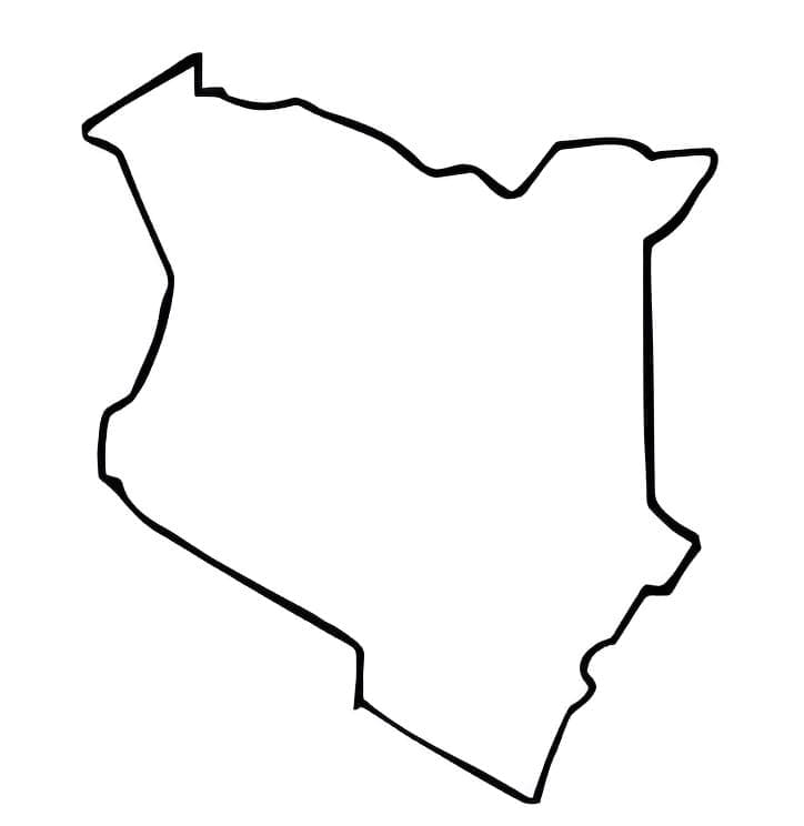 Dessin à colorier: Kenya (Géographie et Lieux) #190686 - Coloriages à Imprimer Gratuits