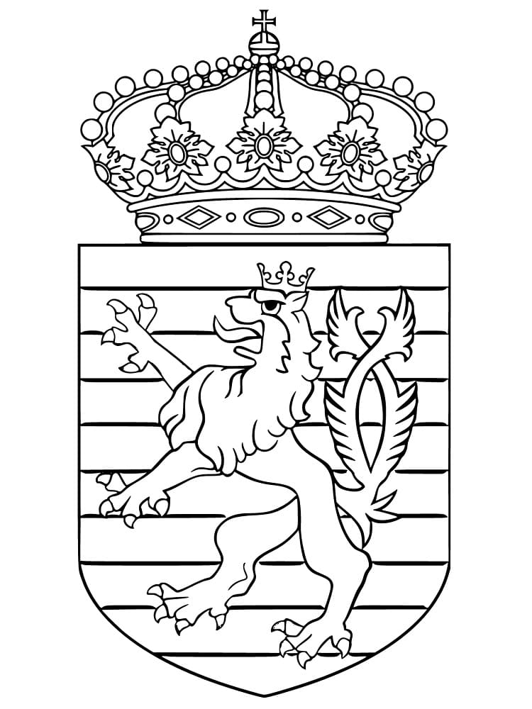 Dessin à colorier: Luxembourg (Géographie et Lieux) #183961 - Coloriages à Imprimer Gratuits