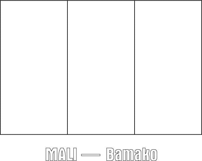 Dessin à colorier: Mali (Géographie et Lieux) #184087 - Coloriages à Imprimer Gratuits