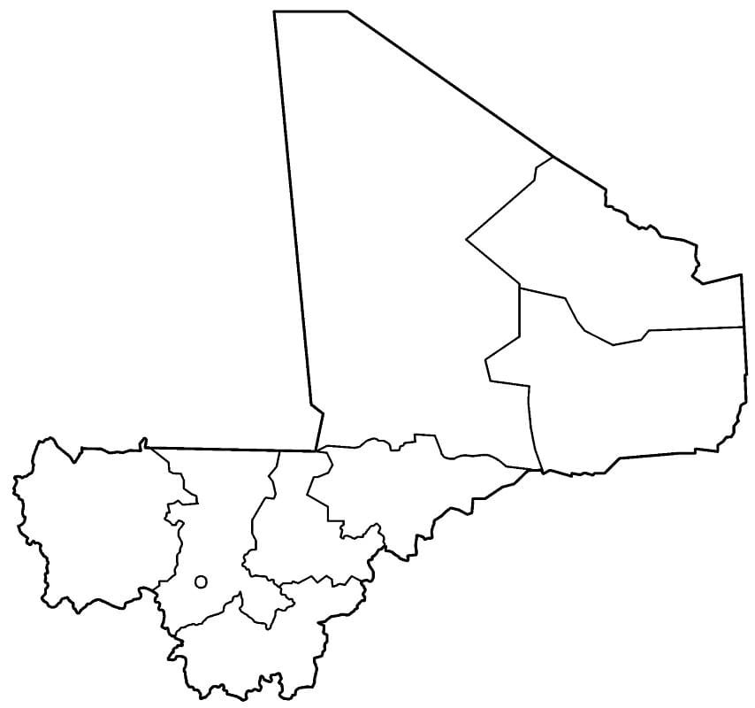 Dessin à colorier: Mali (Géographie et Lieux) #184089 - Coloriages à Imprimer Gratuits