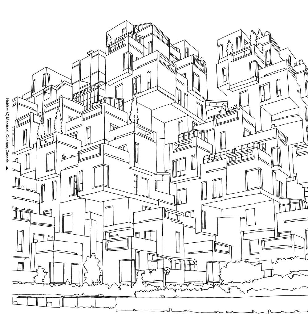 Dessin à colorier: Montréal (Géographie et Lieux) #194320 - Coloriages à Imprimer Gratuits
