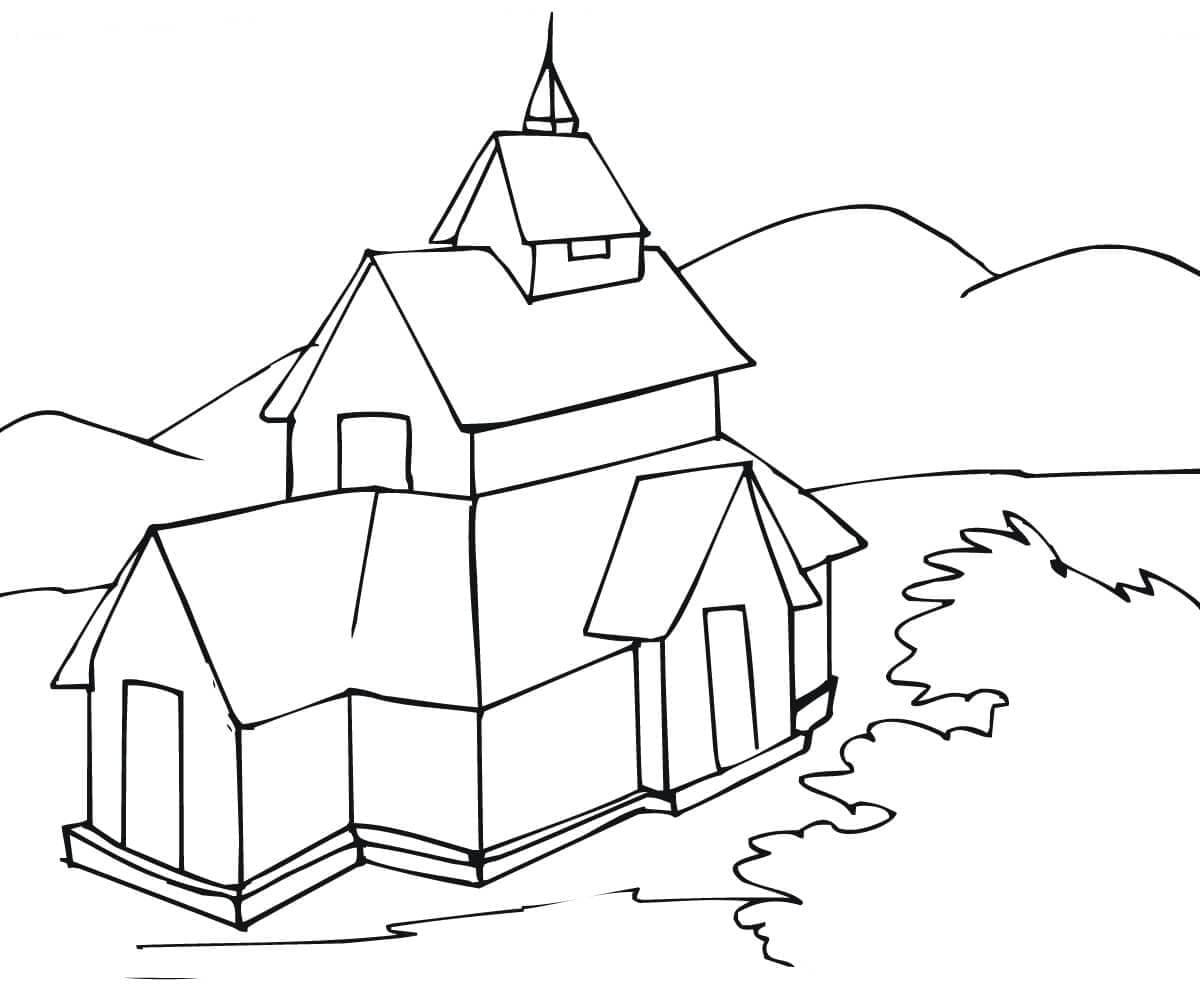 Dessin à colorier: Norvège (Géographie et Lieux) #184098 - Coloriages à Imprimer Gratuits