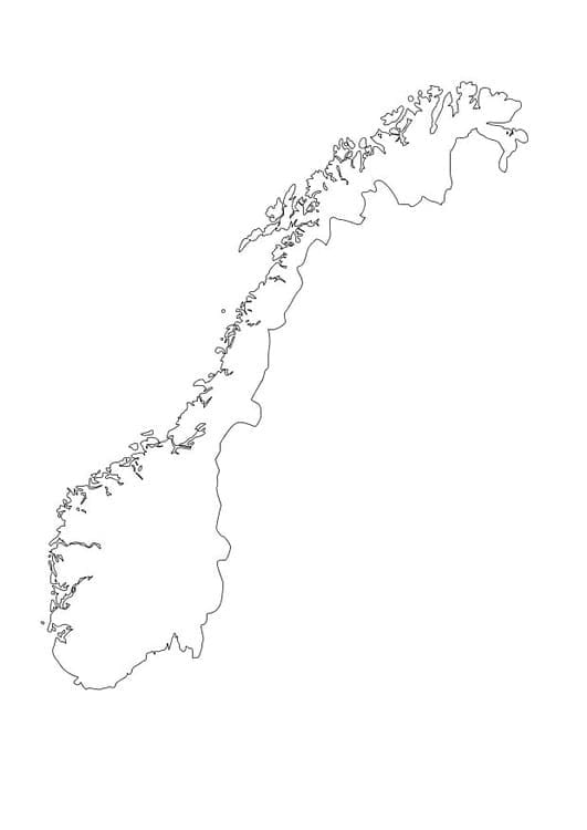 Dessin à colorier: Norvège (Géographie et Lieux) #184099 - Coloriages à Imprimer Gratuits