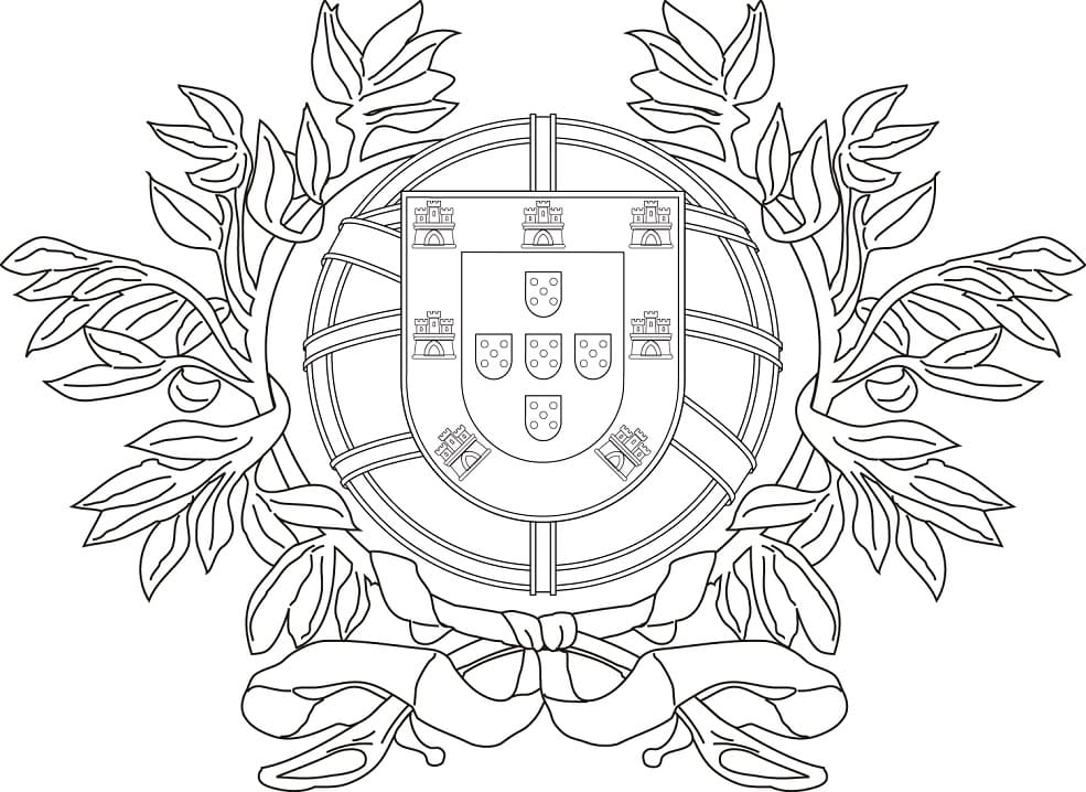 Dessin à colorier: Portugal (Géographie et Lieux) #215971 - Coloriages à Imprimer Gratuits