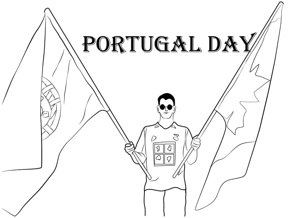 Dessin à colorier: Portugal (Géographie et Lieux) #215987 - Coloriages à Imprimer Gratuits