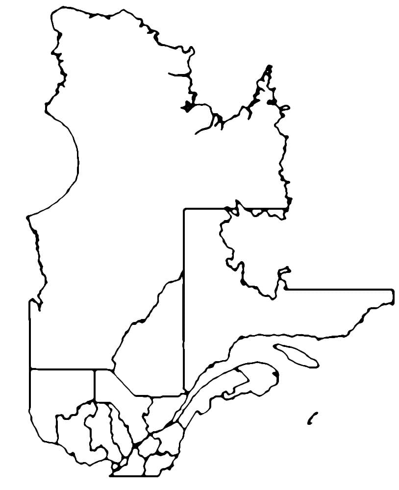 Dessin à colorier: Québec (Géographie et Lieux) #194311 - Coloriages à Imprimer Gratuits