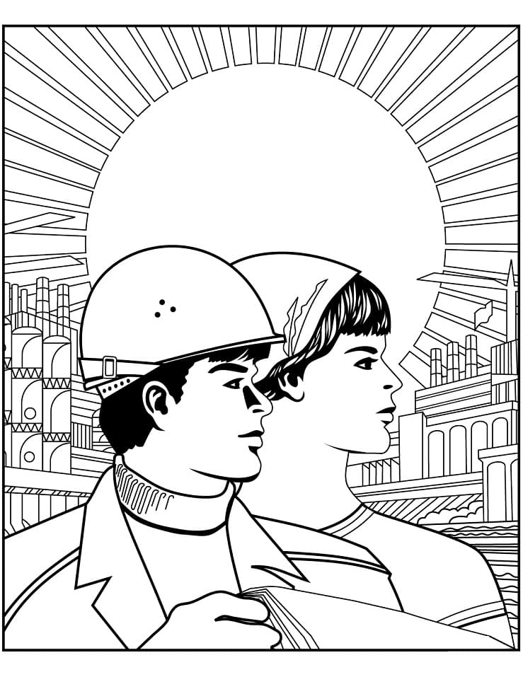 Dessin à colorier: Russie (Géographie et Lieux) #192543 - Coloriages à Imprimer Gratuits