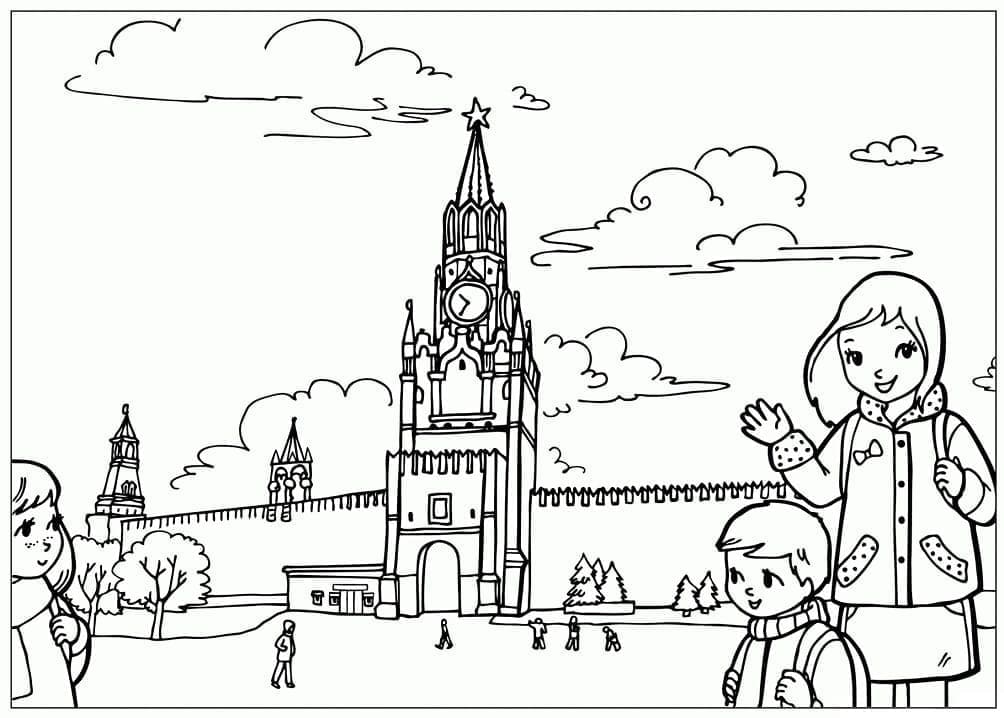 Dessin à colorier: Russie (Géographie et Lieux) #192558 - Coloriages à Imprimer Gratuits