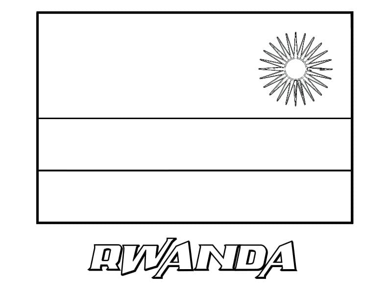 Dessin à colorier: Rwanda (Géographie et Lieux) #191719 - Coloriages à Imprimer Gratuits