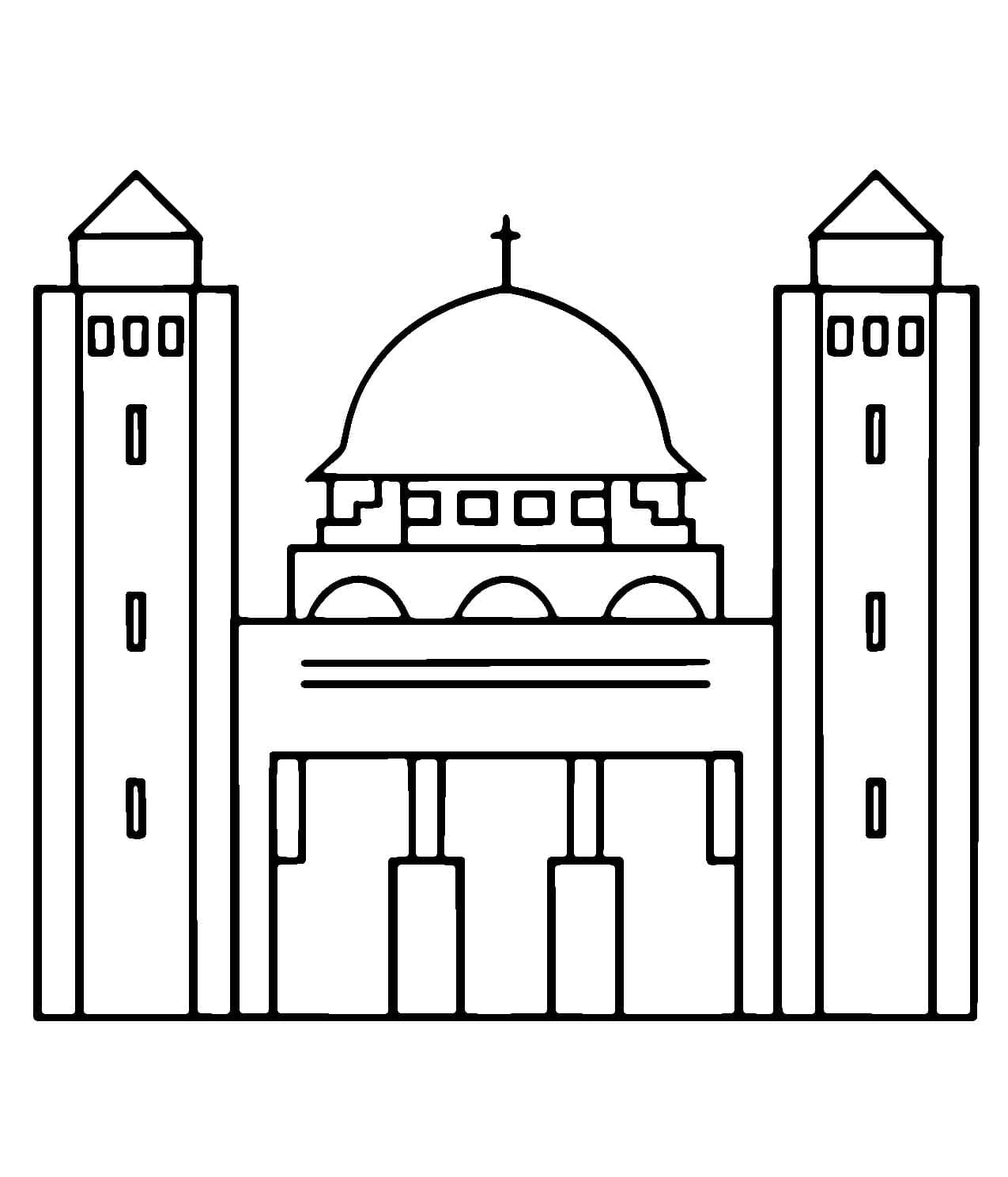 Dessin à colorier: Sénégal (Géographie et Lieux) #190696 - Coloriages à Imprimer Gratuits