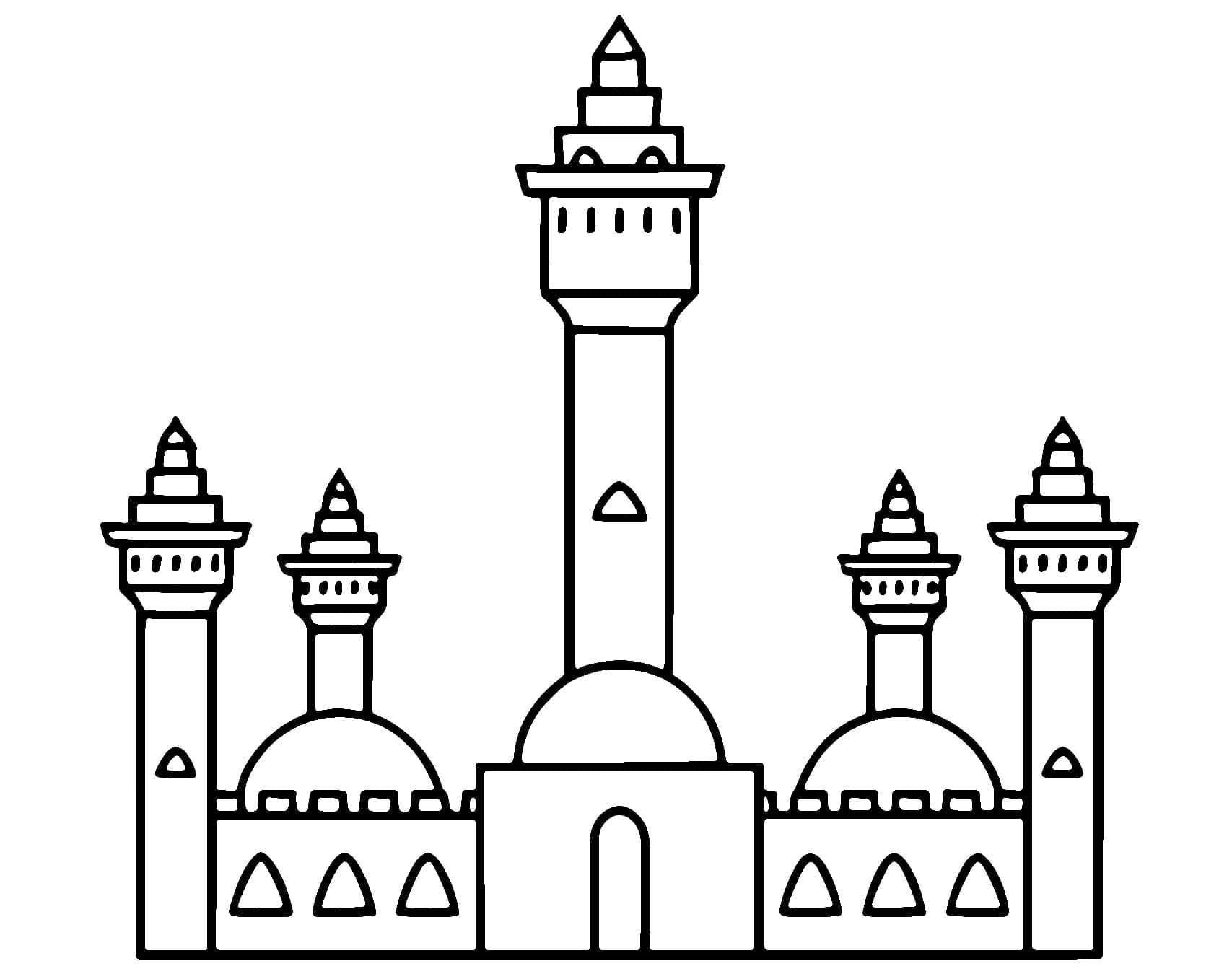 Dessin à colorier: Sénégal (Géographie et Lieux) #190697 - Coloriages à Imprimer Gratuits