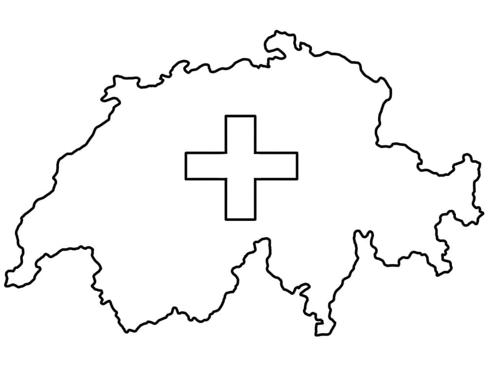 Dessin à colorier: Suisse (Géographie et Lieux) #183873 - Coloriages à Imprimer Gratuits