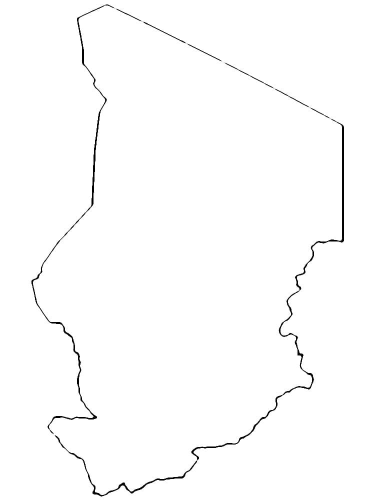 Dessin à colorier: Tchad (Géographie et Lieux) #191677 - Coloriages à Imprimer Gratuits