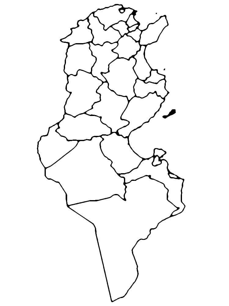Dessin à colorier: Tunisie (Géographie et Lieux) #193965 - Coloriages à Imprimer Gratuits