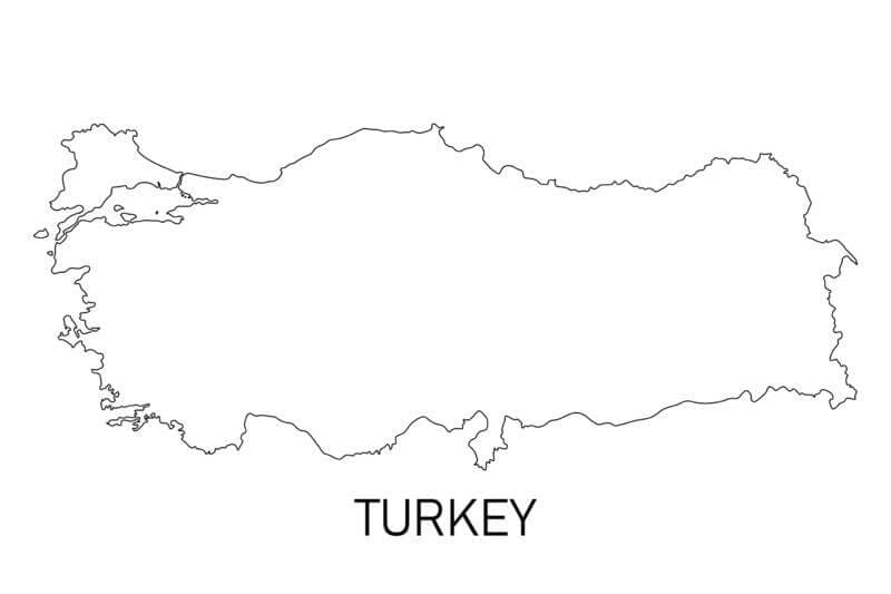 Dessin à colorier: Turquie (Géographie et Lieux) #190568 - Coloriages à Imprimer Gratuits