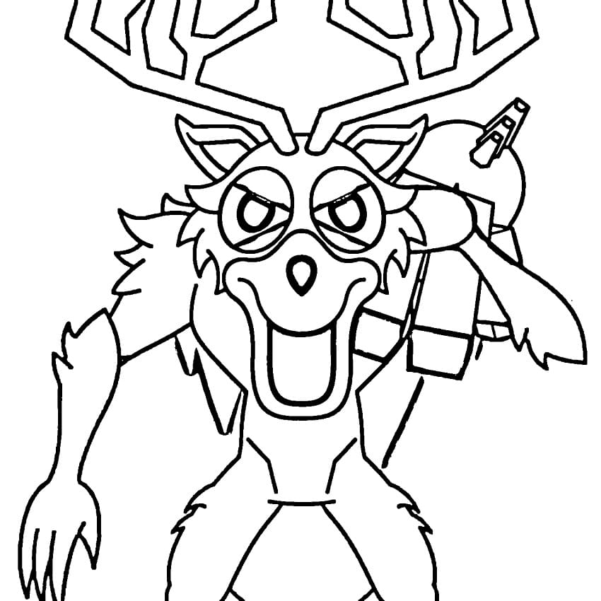 Coloriage gratuit 99 Nuits dans la Forêt #221571 de la collection Jeux Vidéos à imprimer