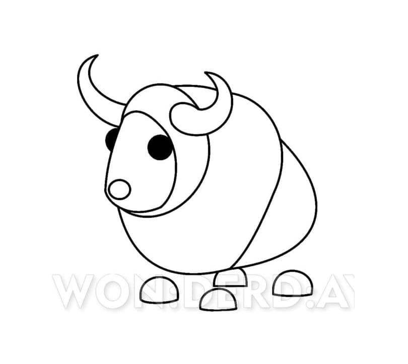 Coloriage gratuit Adopt Me #174378 de la collection Jeux Vidéos à imprimer