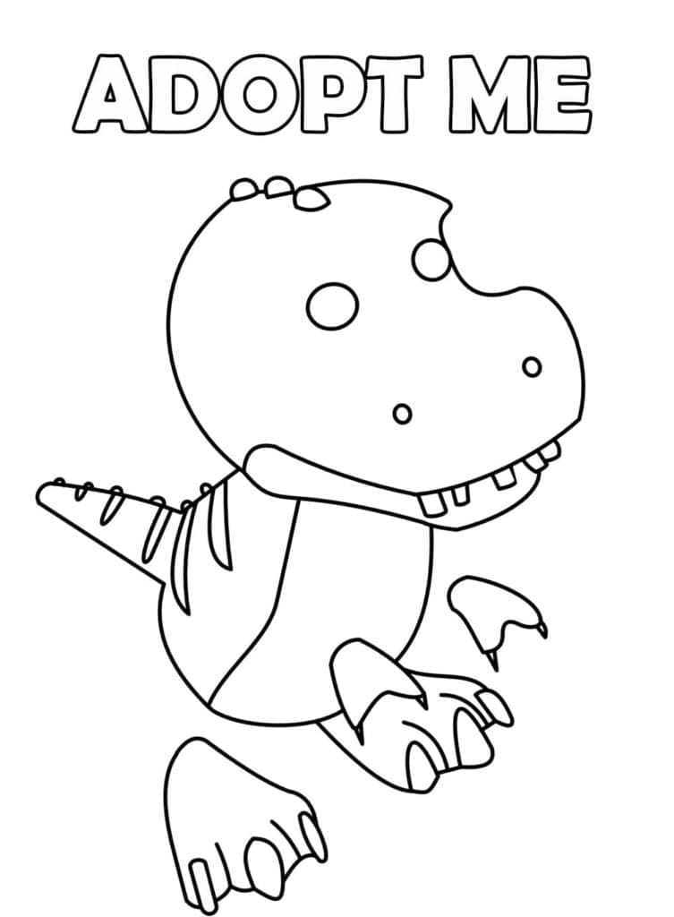 Coloriage à imprimer Adopt Me #174403 de la série Jeux Vidéos, gratuit pour enfants et adultes