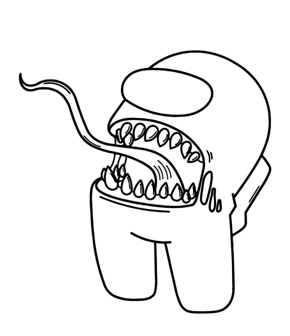 Dessin à colorier: Among Us (Jeux Vidéos) #171951 - Coloriages à Imprimer Gratuits