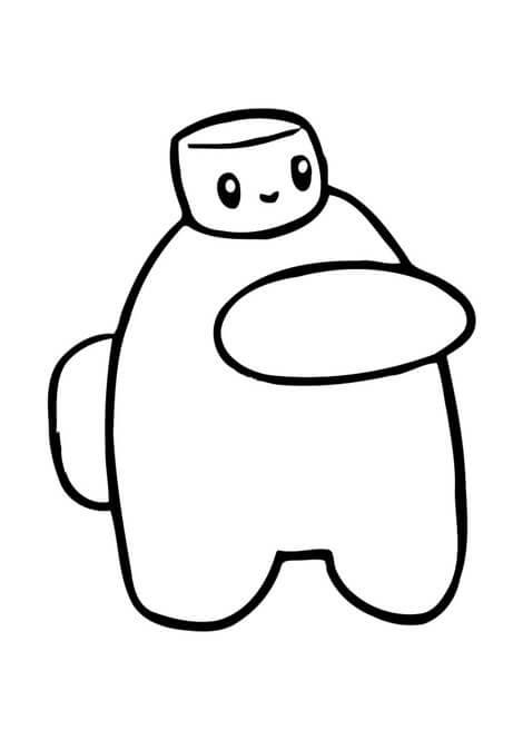 Coloriage gratuit Among Us #171962 de la collection Jeux Vidéos à imprimer