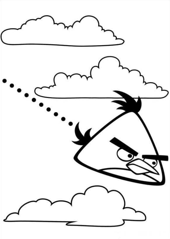 Coloriage gratuit Angry Birds #195701 de la collection Jeux Vidéos à imprimer