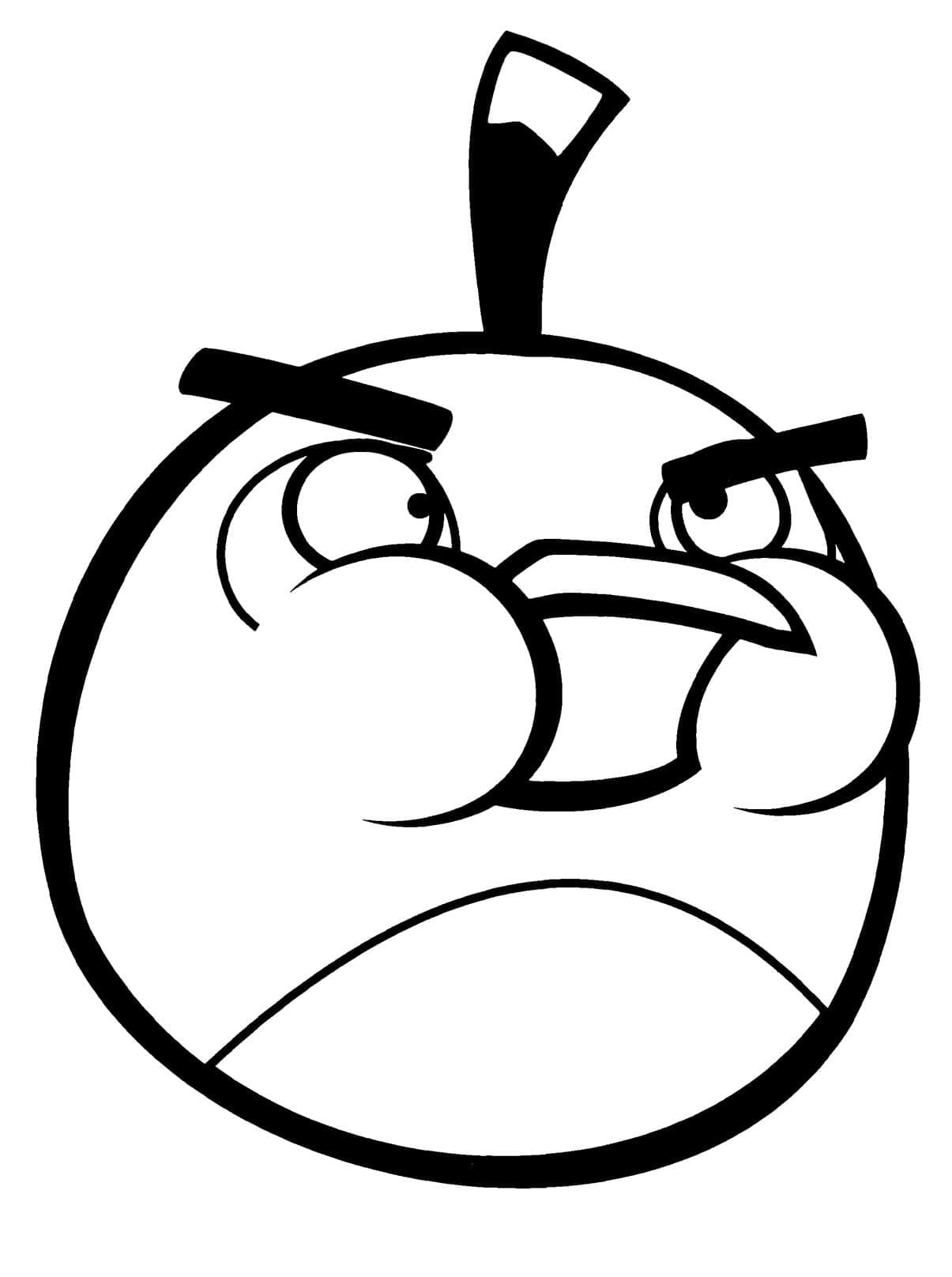 Coloriage gratuit Angry Birds #195710 de la collection Jeux Vidéos à imprimer