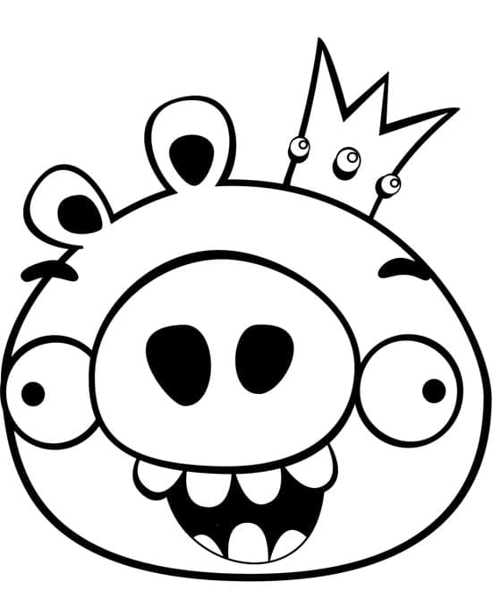Coloriage gratuit Angry Birds #195732 de la collection Jeux Vidéos à imprimer