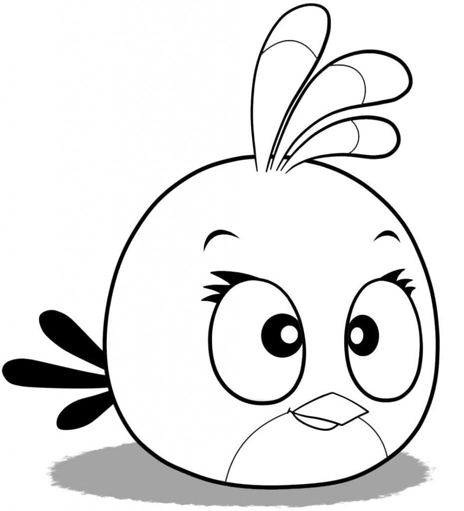 Coloriage gratuit Angry Birds #195739 de la collection Jeux Vidéos à imprimer
