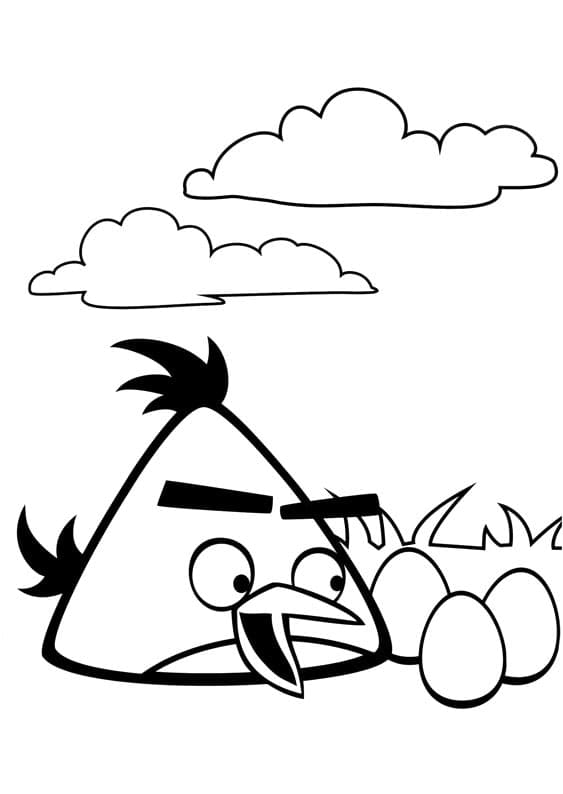 Coloriage gratuit Angry Birds #195740 de la collection Jeux Vidéos à imprimer