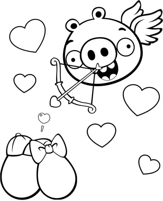 Coloriage gratuit Angry Birds #195745 de la collection Jeux Vidéos à imprimer