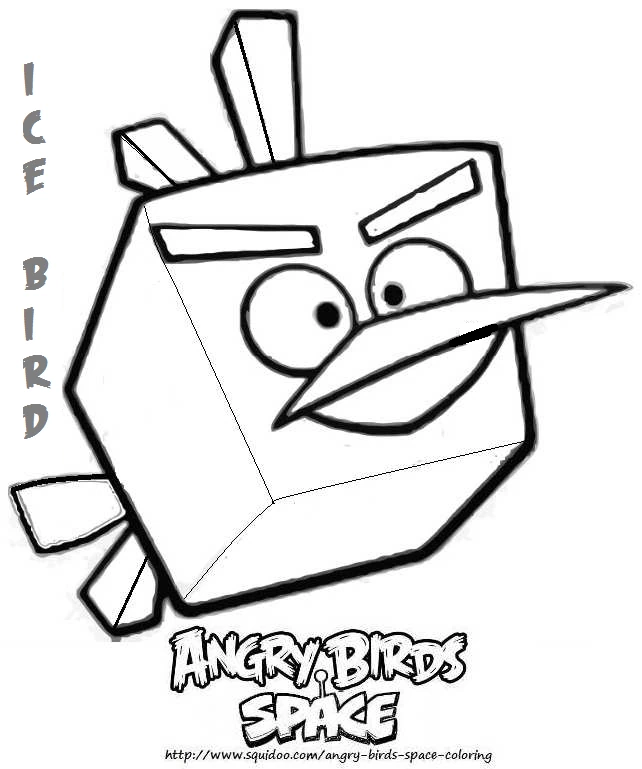 Coloriage gratuit Angry Birds #25050 de la collection Jeux Vidéos à imprimer