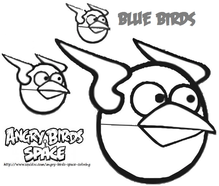 Dessin à colorier: Angry Birds (Jeux Vidéos) #25060 - Coloriages à Imprimer Gratuits