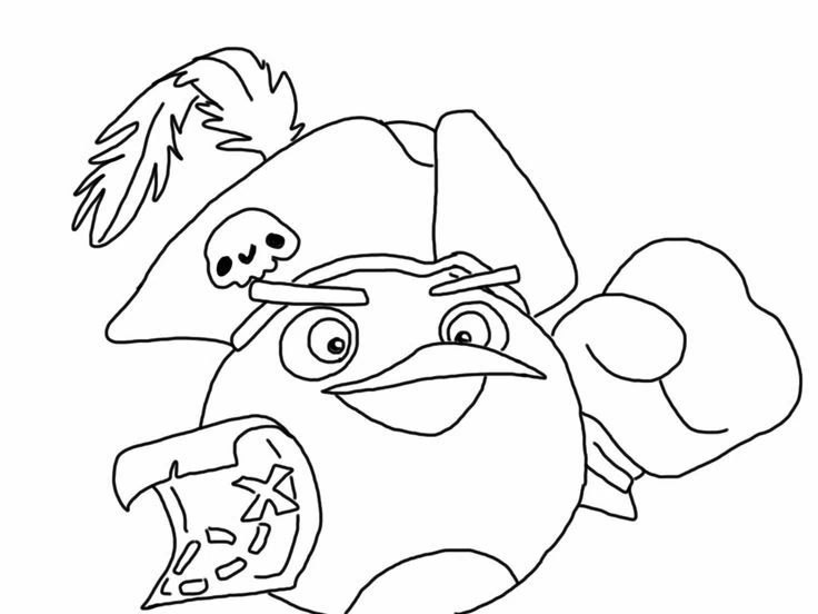 Coloriage à imprimer Angry Birds #25087 de la série Jeux Vidéos, gratuit pour enfants et adultes