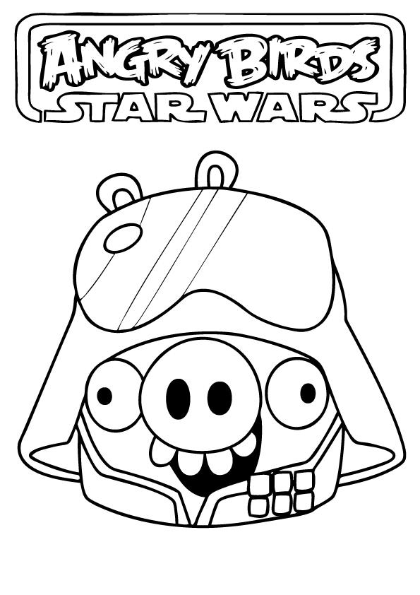 Joli coloriage Angry Birds #25093 de la collection Jeux Vidéos, prêt à imprimer pour petits et grands