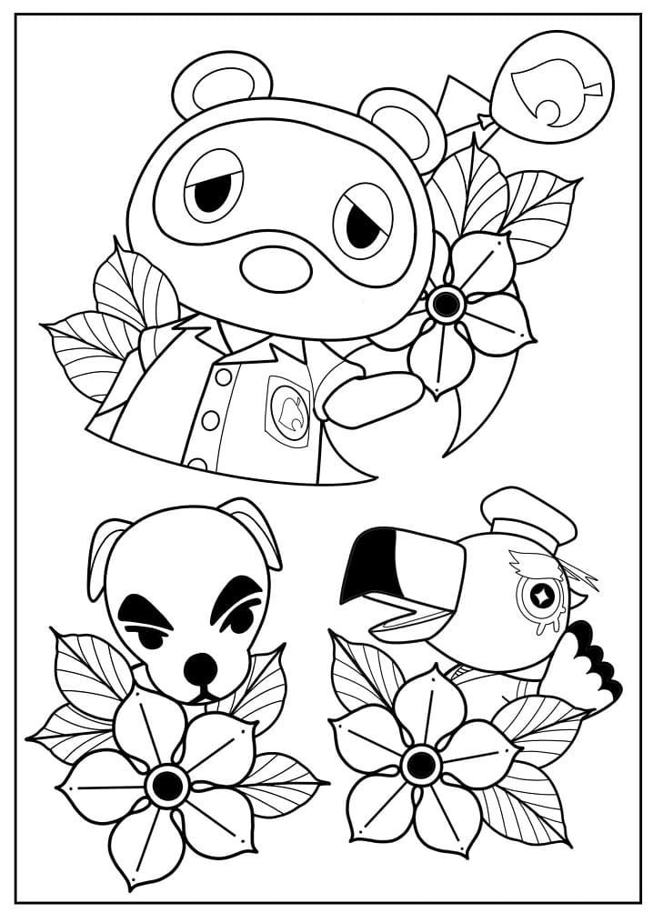 Dessin à colorier Animal Crossing #179111 issu de la collection Jeux Vidéos, prêt à imprimer Dessin à colorier Animal Crossing #179111 issu de la collection Jeux Vidéos, prêt à imprimer