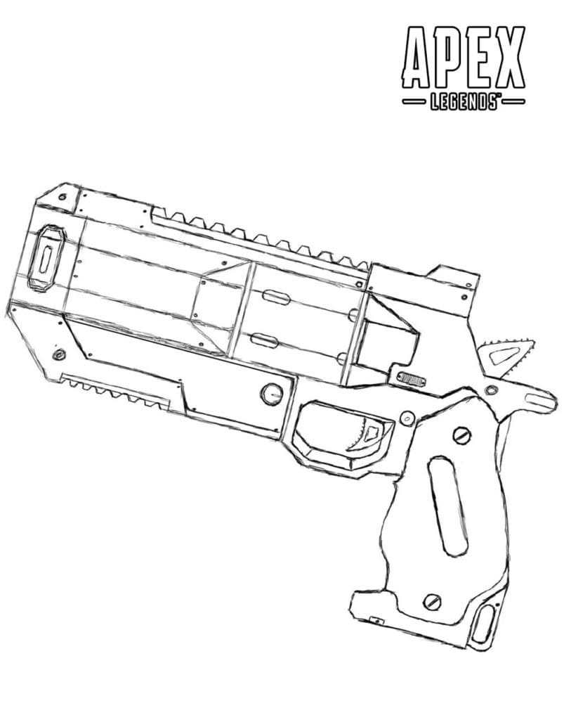 Coloriage imprimable Apex Legends #184325 de la collection Jeux Vidéos à colorier aux crayons