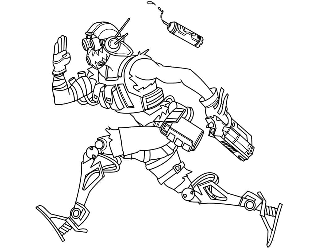Coloriage Apex Legends #184332 à imprimer gratuitement, extrait de la collection Jeux Vidéos