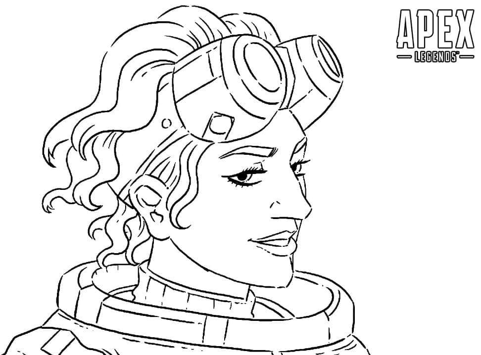 Coloriage gratuit pour enfants et adultes Apex Legends #184343, collection Jeux Vidéos