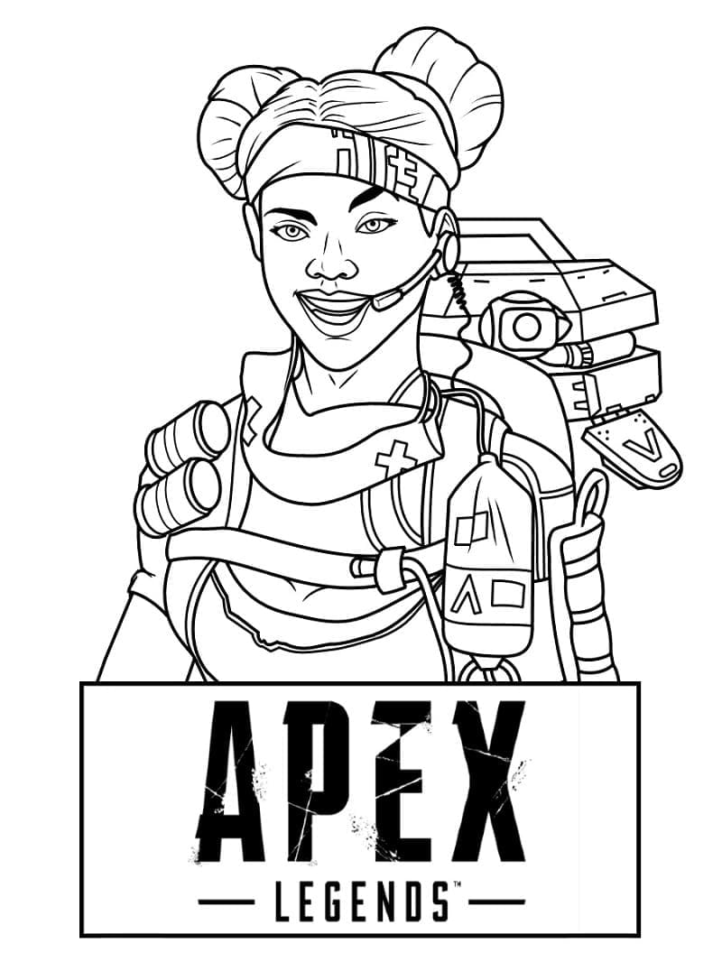 Illustration au trait Apex Legends #184345 de la collection Jeux Vidéos à colorier gratuitement