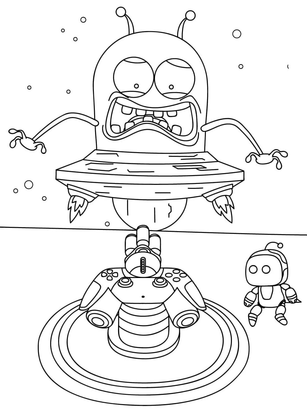 Coloriage gratuit Astro Bot #221856 de la collection Jeux Vidéos à imprimer