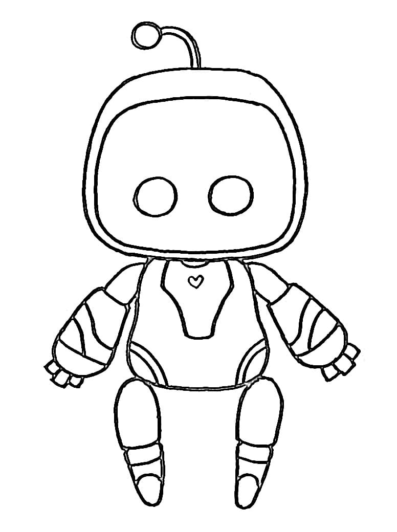 Illustration au trait Astro Bot #221858 de la collection Jeux Vidéos à colorier gratuitement