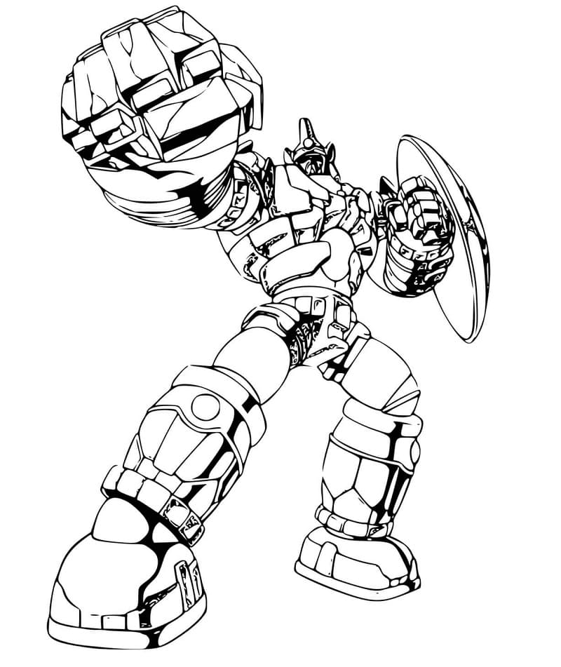 Dessin à colorier Bakugan #183618 issu de la collection Jeux Vidéos, prêt à imprimer