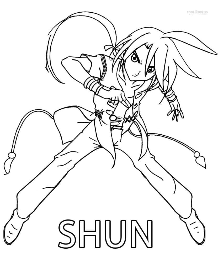 Dessin Bakugan #183619 à colorier de la série Jeux Vidéos, gratuit à télécharger et imprimer