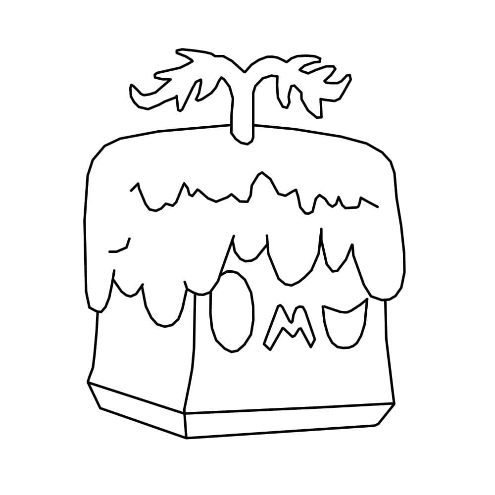 Illustration au trait Blox Fruits #209707 de la collection Jeux Vidéos à colorier gratuitement