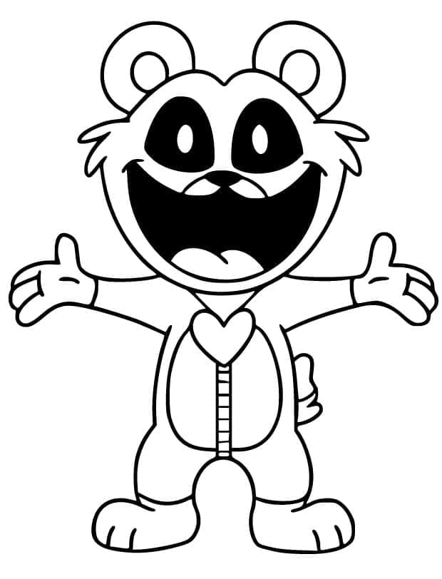 Dessin à colorier Bobby BearHug #215455 issu de la collection Jeux Vidéos, prêt à imprimer