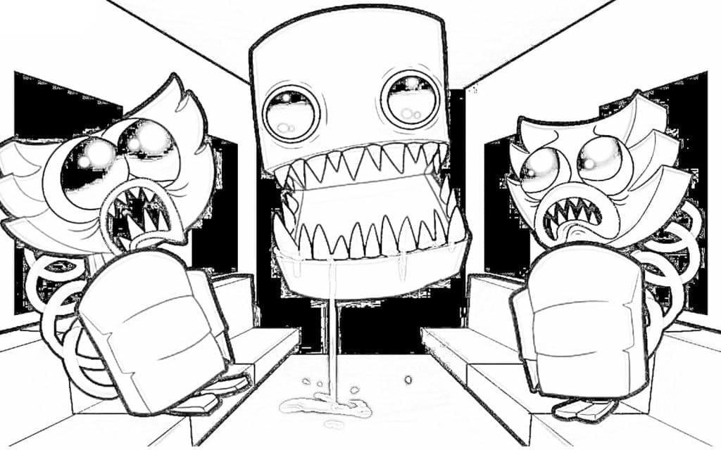 Dessin à colorier: Boxy Boo (Jeux Vidéos) #211904 - Coloriages à Imprimer Gratuits