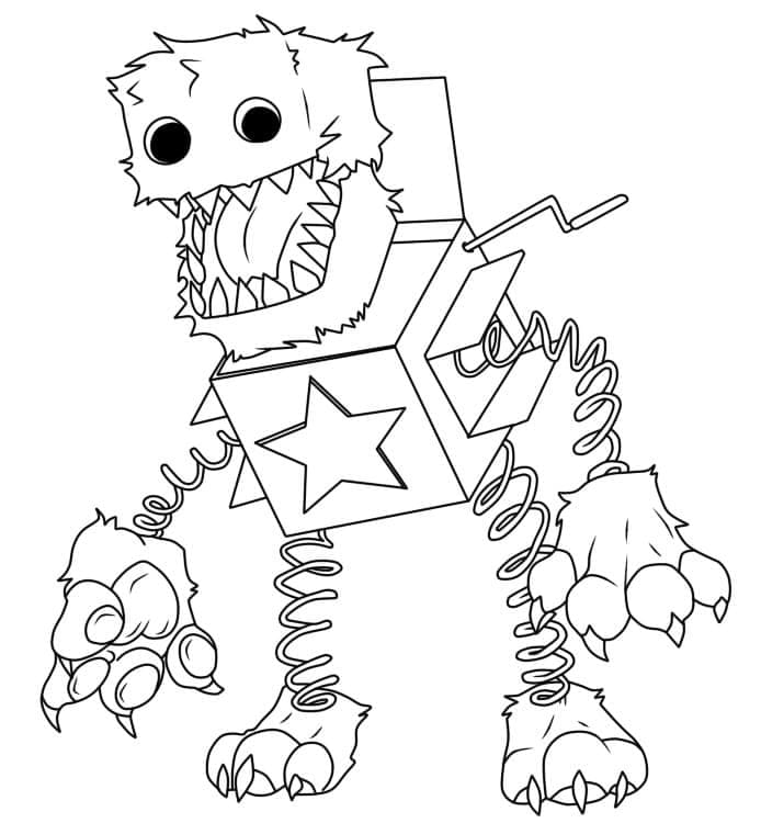 Coloriage à imprimer Boxy Boo #211911 de la série Jeux Vidéos, gratuit pour enfants et adultes