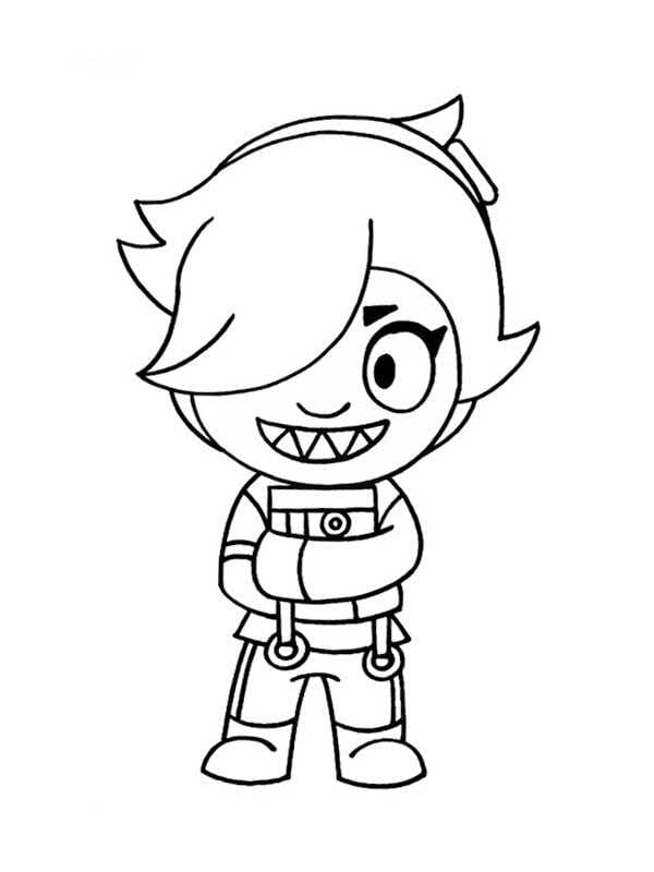 Coloriage gratuit pour enfants et adultes Brawl Stars #175465, collection Jeux Vidéos