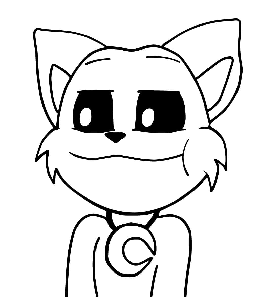 Coloriage gratuit Catnap #215317 de la collection Jeux Vidéos à imprimer