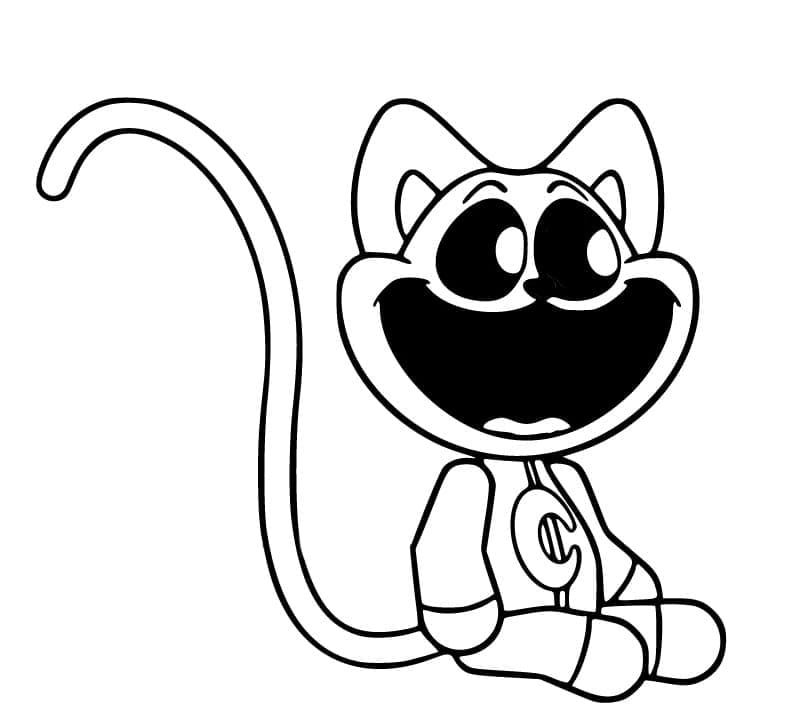 Coloriage gratuit Catnap #215321 de la collection Jeux Vidéos à imprimer